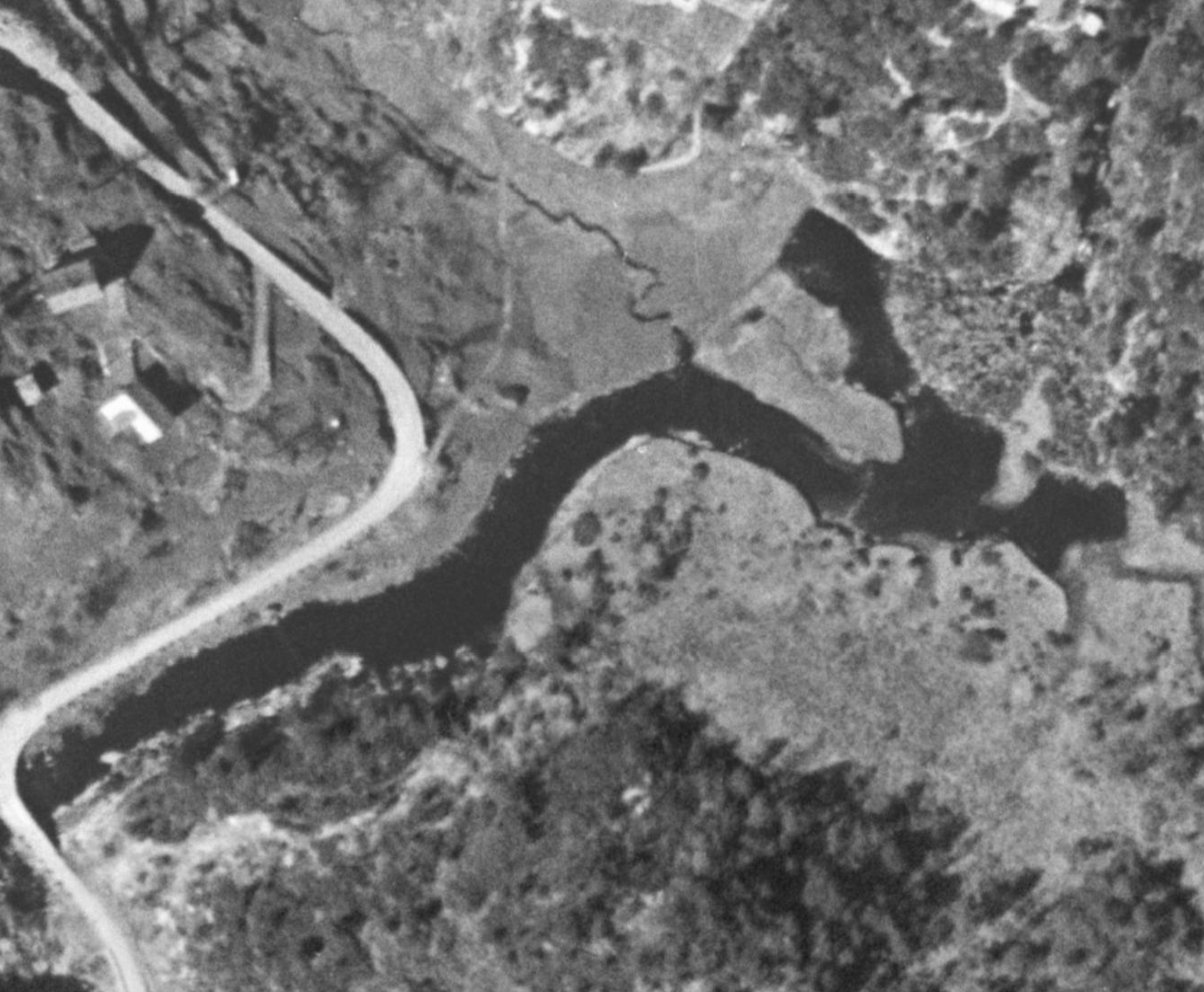 Sommer ved Haukedalselven 1955